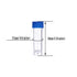 36PCS Cryo Tubes 5ml, Plastic Small vials with Screw caps Sample Tubes,PP Material ?with Silica Gel Gasket?Free from DNase, RNase, Human DNA...