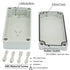 Zulkit Junction Box ABS Plastic Dustproof Waterproof IP67 Junction Boxes Universal Electrical Project Enclosure DIY Electronic Project Box Grey 6....