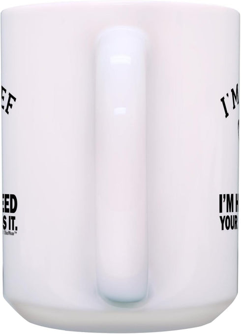 Chef Gifts for Women I'm A Chef Here to Feed Your Ass Not Kiss It 15-oz Coffee Mug Tea Cup White...