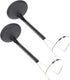 jojofuny Doll Stands for 12- inch Dolls, 2pcs Black Action Figure Stand Portable Fashion Dolls Organizer Display Bracket Doll Holder for Home Deco...
