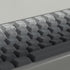 PBT Grey Gradient Keycaps, Keycaps 75 Percent, 125 Keys Cherry Profile Heat Sublimation Custom Keycap Set for Mx Cherry Mechanical Keyboard 61/64/...