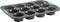 Trudeau Structure Silicone Muffin Pan – 12 Cup, Flexible Silicone with Hard Lining to Hold Shape, Non-Stick, BPA-Free, Dishwasher Safe, Heat Resis...
