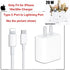 AUGEN iPhone Charger Protector Case, Portable Charger Cover for 20W iPhone USB C Cable, Lightning Cable Cover, Cute Cartoon 3D Design Power Adapte...