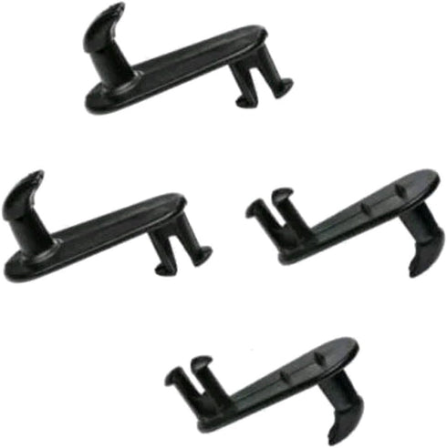 4 CAR MAT Fixing Clips Floor Carpet Clips Fixing Hooks for Toyota Lexus Black...