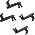 4 CAR MAT Fixing Clips Floor Carpet Clips Fixing Hooks for Toyota Lexus Black...