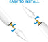 Replacement Tips for Kacvtuy Stylus Pen - 4 Packs High Precision & Easy Installation Replaceable Nibs (White)...