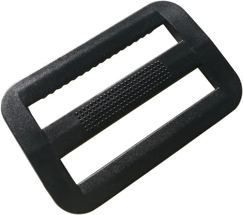 20 Pcs 1-1/2 Inch Plastic Triglides Slides for Webbing, Fasteners Strap and Backpack (38mm, Black)...