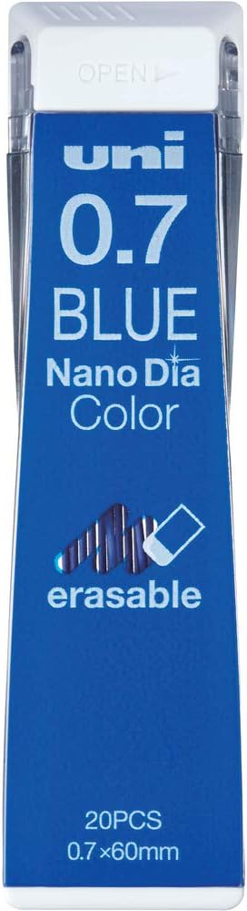Uni Mechanical Pencil, Lead Nano Dia Color, 0.7mm, Blue (U07202NDC.33)...