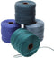 The Beadsmith S-Lon #18 Nylon Cord – Deep Blue Sea Mix – Tex210 Cord, 5mm Diameter, 4-Pack, 77 Yard Spools – for Stringing Beading Crochet, Micro-...