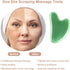 Gua Sha Massager Tool, 2 Pcs Natural Jade Stone Guasha Board, Gua Sha Scrapping Massager Stones for Physical Therapy and SPA Acupuncture Therapy, ...