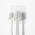 Toothbrush Holder 4 Packs Clean Polycarbonate for Bathroom Shower Easy Installation, No Drilling, No Glue, Wall Mounted, Home Decor Essentials, Tr...