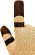 G & F Products 8128XL Cowhide Leather Guard, Finger Protection, X-Large, Xlarge, Tan Tan Tan Brown/Tan...