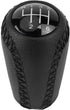 Qiilu Leather Gear Stick Shift Knob Shifter Head Cover for Mazda 3 BK BL/5 CR CW/6 II GH 05-14...