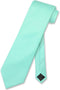 Vesuvio Napoli NeckTie Solid AQUA GREEN Color Men's Neck Tie...