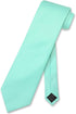 Vesuvio Napoli NeckTie Solid AQUA GREEN Color Men's Neck Tie...