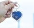 40 Pcs Acrylic Photo Frame Keychain, 5 Styles Pendant Picture Frame Keyrings Photo Insert Keyrings for Personalized Keychains...