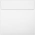 LUXPaper Square Invitation Envelopes | Peel & Press | 5 1/2" x 5 1/2" | Bright White | 80lb. Text | 50 Qty...
