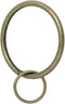 Ivilon Drapery Eyelet Curtain Rings - 2" Ring Loop for Hook Pins, Set of 14 - Antique Brass...