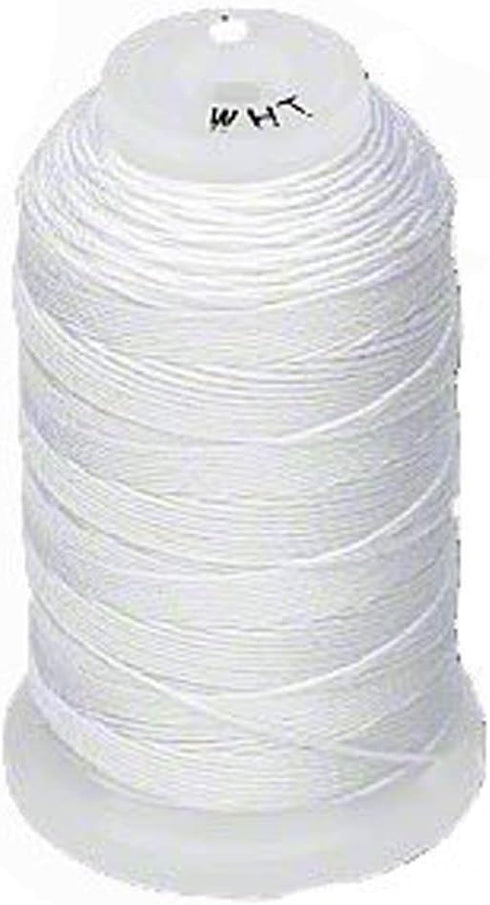 Simply Silk Beading Thread Size D White 0.012 Inch 0.34mm Spool 260 Yards for Stringing Weaving Knotting...