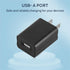 Wall Charger Cube 5V1A USB Power Supply Charging Block Universal Wall Plug Brick Portable Travel Fast Charger Power Adapter for iPhone, Samsung Ga...