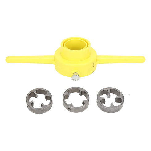 Pipe Threader Plumbing Tools Alloy + Plastic PVC Thread Tool Maker Pipe Npt Round Die Set Pipe Threader Plumbing Manual Hand Tool...