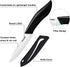 Paring Knife, Large Handle and Super Sharp Ceramic Knife Blade of 4 Inch,Rust Proof Stain Resistant,ABS Handle(Black)....