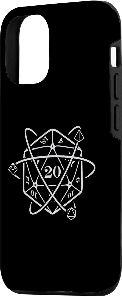 iPhone 13 Pro Roleplaying Games TTRPG D20 Dice Atom Men Women Kids Case...