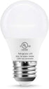 YukiHalu, A15 Appliance Light Bulb, 60W Equivalent for Range Hood/Refrigerator Light Bulb/Ceiling Fan Light, 600 Lumens 7W 120V 5000K Daylight E26...