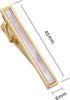 Mother of Pearl Men's Tie Clip With Presentation Box Tie Bar for Gentleman Regular Necktie Tie Pin for Daily Business Anniversary Wedding Occasion...