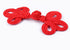 5 Pairs/Pack Chinese Knots Frog Buttons Closure Sewing Buttons Fastener for DIY Sewing (01 Red)...