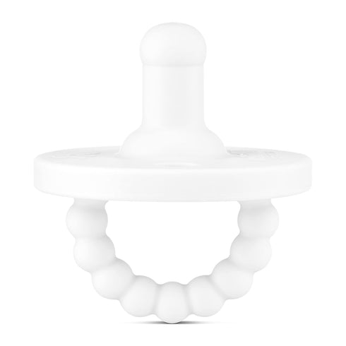 Ryan & Rose Cutie PAT Pacifier Teether (Stage 2, White)...
