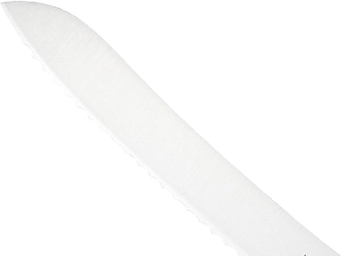 Mercer Culinary Millennia Colors 9-Inch Offset Wavy Edge Bread Knife, Green...