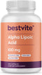 BESTVITE Alpha Lipoic Acid 100mg (240 Capsules) - No Stearates - No Flow Agents - Non GMO - Gluten Free...