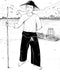 Folkwear Thai Fisherman Pants #161 Sewing Pattern (Pattern Only) folkwear161...