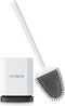 ASOBEAGE Deep Cleaner Toilet Brush: Silicone Toilet Brush with No-Slip Long Plastic Handle and Flexible Bristles, Quick Drying Holder Set for Toil...