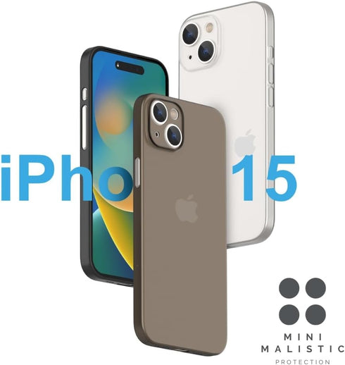 iPhone 15 Case-Shockproof Matte Finish Protective Phone Case Anti-Fingerprint Non-Slip Thin Slim Hard Cover for iPhone 15-Solid Black......