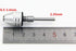 Keyless Drill Chuck Conversion Tool Hex Shank Keyless Chuck to Hold 0.3-6.5mm Drill Bits Milling Cutters for Electric Screwdriver Drill Adapter (0...