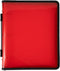 JAM PAPER Plastic Zipper 1.5 inch Binder - Red 3 Ring Binder - Sold Individually...