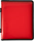 JAM PAPER Plastic Zipper 1.5 inch Binder - Red 3 Ring Binder - Sold Individually...