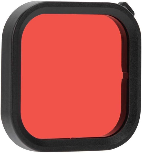 Diving Lens Filter, Photograph Waterproof Diving Lens Filter with Hanging Strap, Red Filter, Filter, Filter for GoPro 8(Red)...