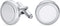 Two Tone Solid Round Bar Executive Cufflinks For Men Shirt Cufflinks Gold Plated Silver Tone Steel Graduation Gift Hinge Bullet Back...