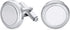 Two Tone Solid Round Bar Executive Cufflinks For Men Shirt Cufflinks Gold Plated Silver Tone Steel Graduation Gift Hinge Bullet Back...