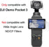 Lens Protector and Screen Protector for DJI Osmo Pocket 3 Accessories with Tempered Glass LCD Display Film 9H Hardness Anti-Scratch Anti-Bubble [2...
