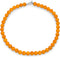 Simple Classic Hand Knotted Created Semi Precious Gemstone Round Ball 10MM Bead Strand Necklace Western Jewelry for Women Toggle Clasp 16 18 20 In...