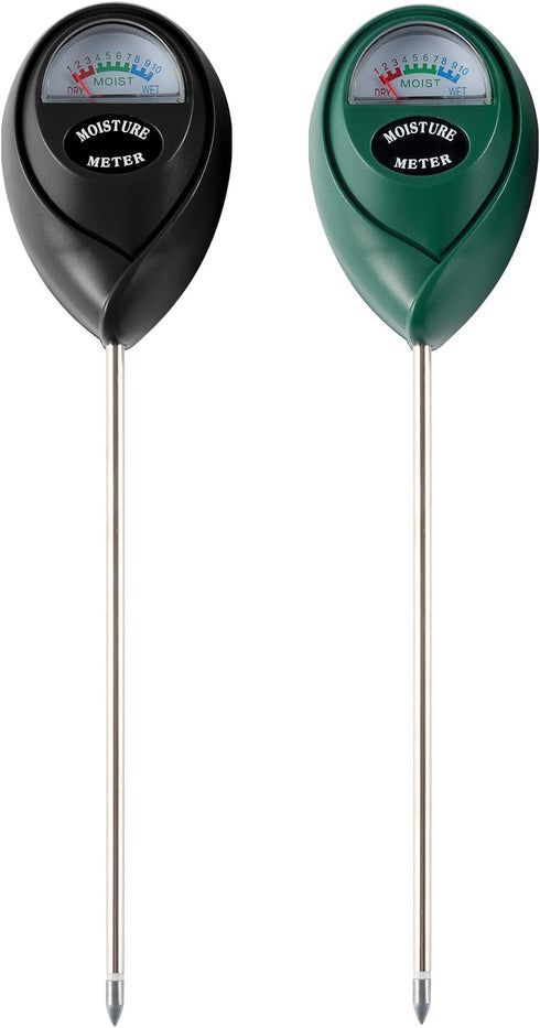 2 Packs Soil Moisture Meter, Plant Water Meter for House Plants, Soil Tester Test Kit Soil for Garden Lawn Farm Indoor & Outdoor Use, No Battery R...