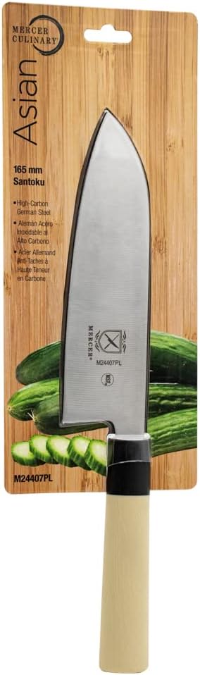 Mercer Culinary Asian Collection Santoku Knife with NSF Handle, 7-Inch...