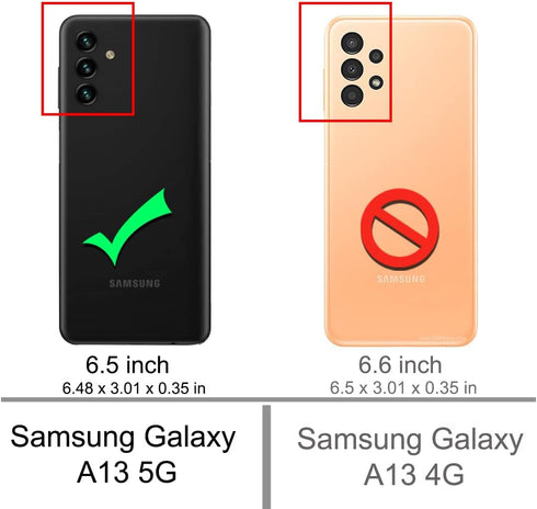 Osophter for Galaxy A13 5G Case Clear,Samsung A13 5G Case,Samsung A04S Case Transparent Reinforced Corners TPU Shock-Absorption Cell Phone Cover f...