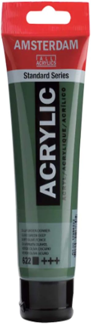 Amsterdam Standard Acrylics, 120ml (Olive Green Deep)...
