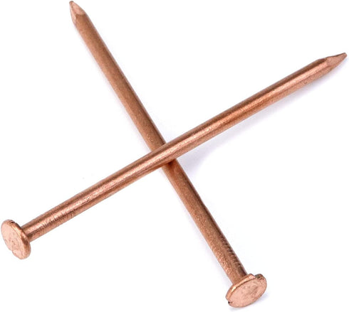 MY MIRONEY 10 Pack 4 Inch Copper Nails Solid Copper Nail Spikes for Slating & Roofing...