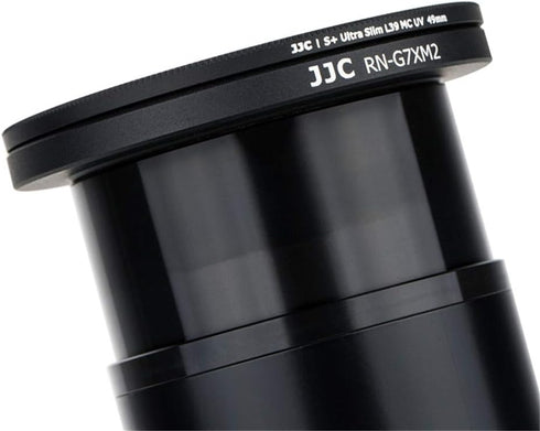JJC Dedicated Metal 49mm Thread Filter Adapter Lens Adapter for Canon PowerShot G7X III II G5X Installing UV CPL ND Filter, includes 49mm Snap-On ...